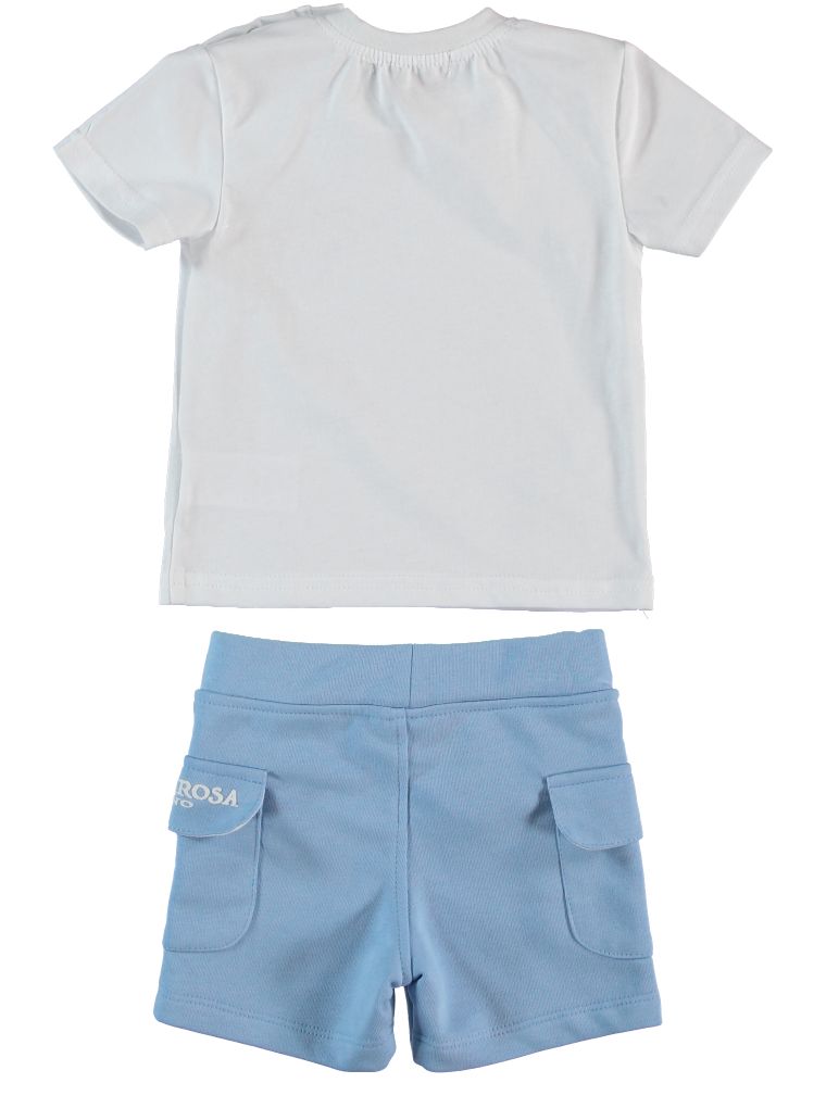 BOYS TSHIRT+SHORTS BLUE