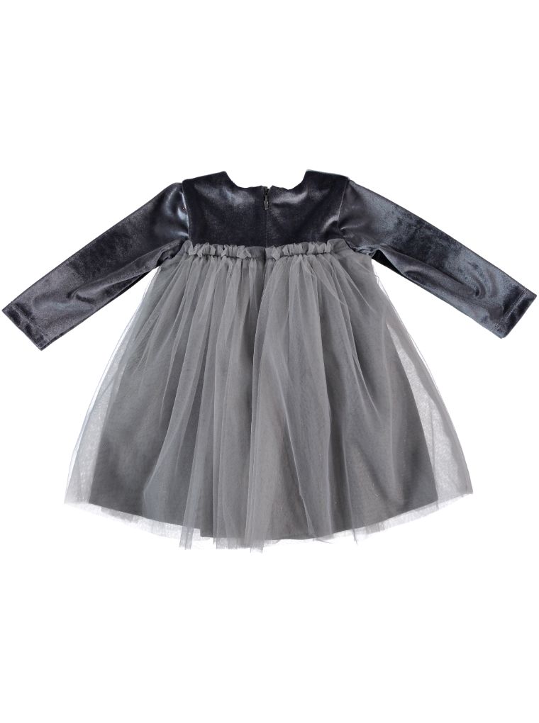 GIRLS DRESS GREY