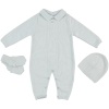 UNISEX TRICOT OVERALLS BLUE