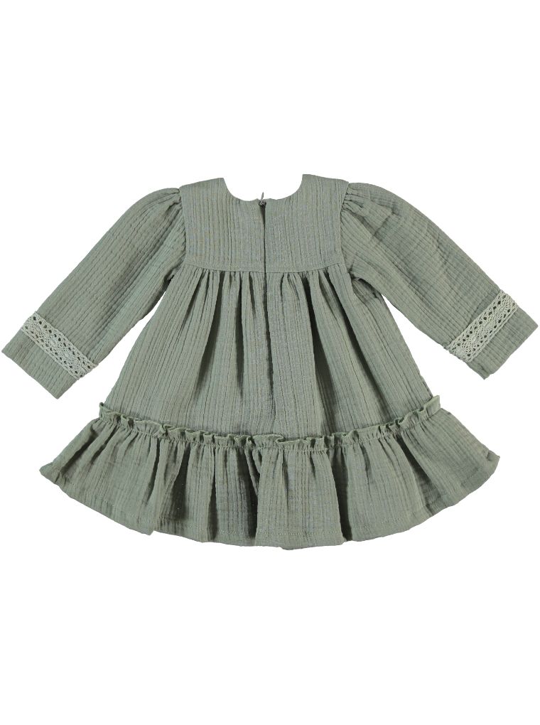 GIRLS DRESS GREEN