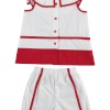 GIRLS BLOUSE&SHORTS RED
