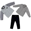 BOYS MONTE-SHIRT-TROUSERS NAVY