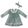 GIRLS DRESS GREEN