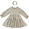 GIRLS DRESS BEIGE