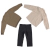 BOYS SWEATER&SHIRT&TROUSERS BROWN