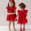 GIRLS DRESS RED