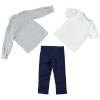 BOYS SHIRT-TSHIRT-TROUSERS TEAM NAVY