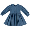 GIRLS DRESS INDIGO