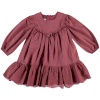 GIRLS DRESS MAROON