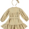 GIRLS DRESS BEIGE