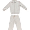 GIRLS TRACSUIT BEIGE