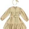 GIRLS DRESS BEIGE