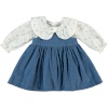 GIRLS DRESS INDIGO