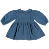 GIRLS DRESS INDIGO