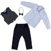 BOYS VEST&SHIRT&TROUSERS NAVY