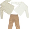 BOYS SHIRT&T-SHIRT&TROUSERS BEIGE