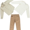 BOYS SHIRT&T-SHIRT&TROUSERS BEIGE