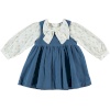 GIRLS DRESS INDIGO