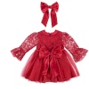 GIRLS DRESS RED