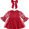 GIRLS DRESS RED