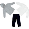 BOYS CARDIGAN&BODY&TROUSERS GREY