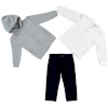 BOYS CARDIGAN&BODY&TROUSERS GREY