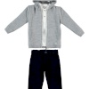 BOYS CARDIGAN&BODY&TROUSERS GREY