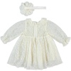 GIRLS DRESS ECRU