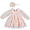 GIRLS DRESS POWDER COLOR