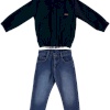 BOYS CARDIGAN &SHIRT&TROUSERS NAVY