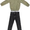 BOYS CARDIGAN &SHIRT&TROUSERS BEIGE