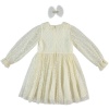 GIRLS DRESS ECRU