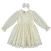 GIRLS DRESS ECRU