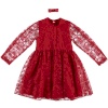 GIRLS DRESS RED