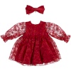 GIRLS DRESS RED