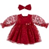 GIRLS DRESS RED