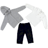 BOYS CARDIGAN&BODY&TROUSERS GREY