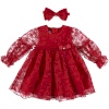 GIRLS DRESS RED