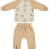 BOYS TRACSUIT BEIGE