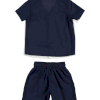 BOYS SHIRT-SHORT NAVY