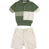 BOYS T-SHIRT--SHORT GREEN