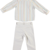 BOYS SHIRT-T-SHIRT-TROUSERS BLUE