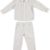 BOYS SHIRT-T-SHIRT-TROUSERS BLUE