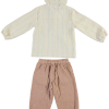 UNISEX SHIRT-TROUSERS BEIGE