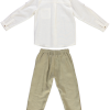 BOYS SHIRT-TROUSERS KHAKI