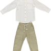 BOYS SHIRT-TROUSERS KHAKI