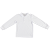 UNISEX POLO SWEATSHIRT WHITE