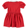 GIRLS POLO DRESS RED