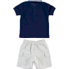 BOYS T-SHIRT-SHORT NAVY