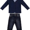 BOYS TRICOAT CARDIGAN-SKIRT-TROUSERS